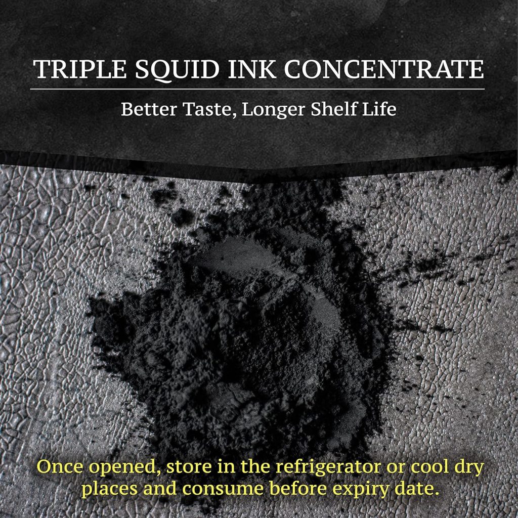 Triple squid ink concentrate
