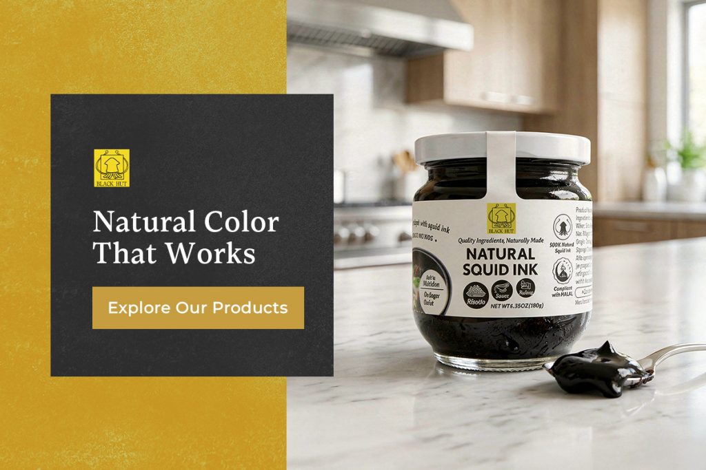 Black Hut Natural Squid Ink Powder